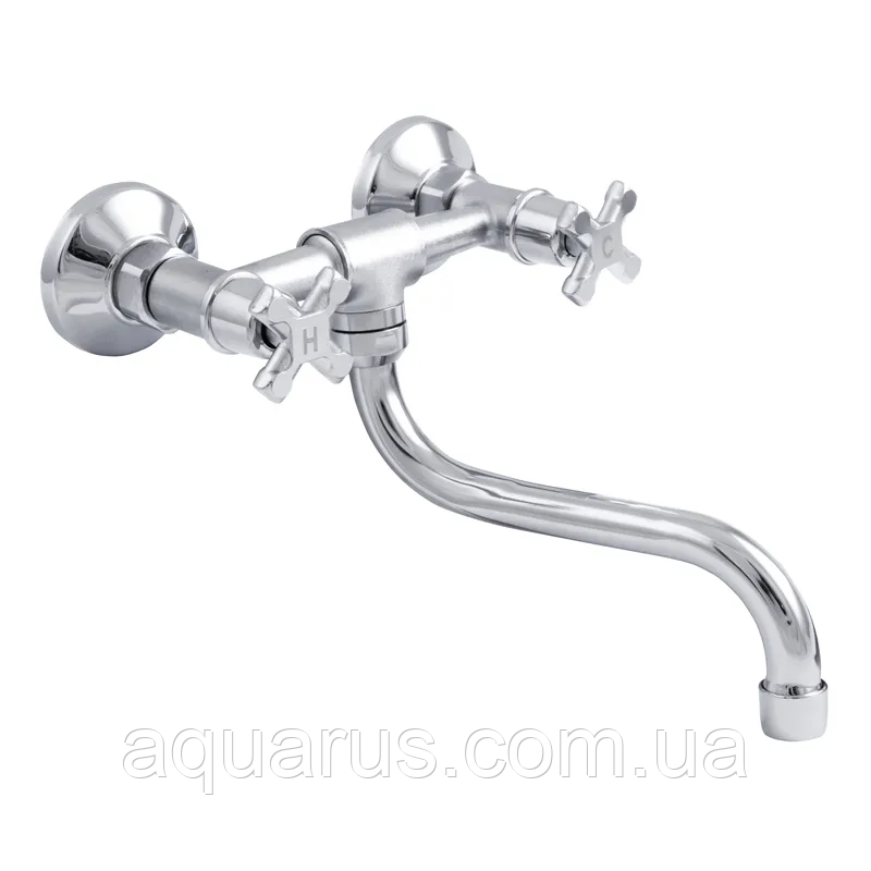 Змішувач для кухні настінний ZERIX JIK12 102-A (ZX2646)