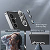 Чохол Metal Glass для Samsung Galaxy S24 з металевим кільцем та додатковим захистом на камеру, фото 5