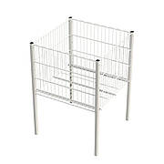 Торговий кошик підлоговий/кошик презентаційний (850х600мм) ТМ "KOLCHUGA" (Кольчуга)