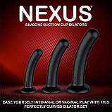 Набір дилдо Nexus Dilating Set (17см, 15см, 12,5см) (м'ята упаковка!!!), фото 9