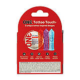 Презервативи ONE Tattoo Touch 3 шт, картонна коробка (м'ята упаковка!!!), фото 4