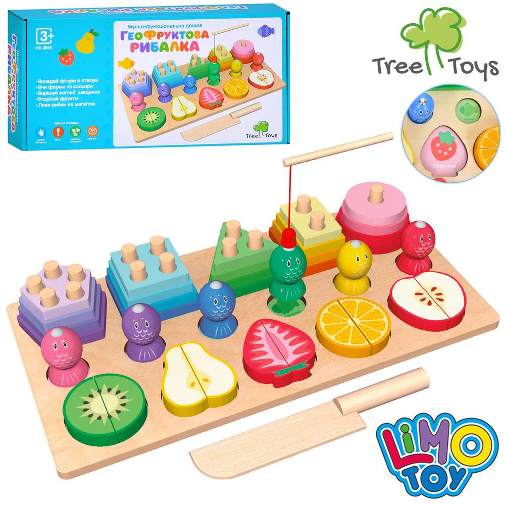 Дерев'яна іграшка Tree Toys Багатофункціональна дошка MD 0856, фото 1