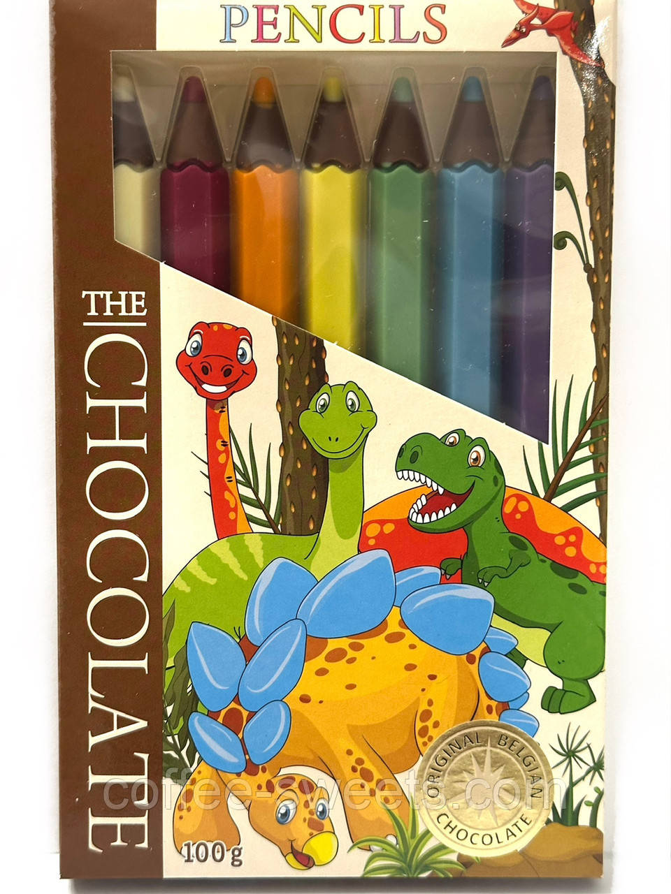 Шоколадні олівці Belgian Milk Chocolate Pencils 100 г