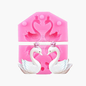 Силіконовий молд — Лебеді