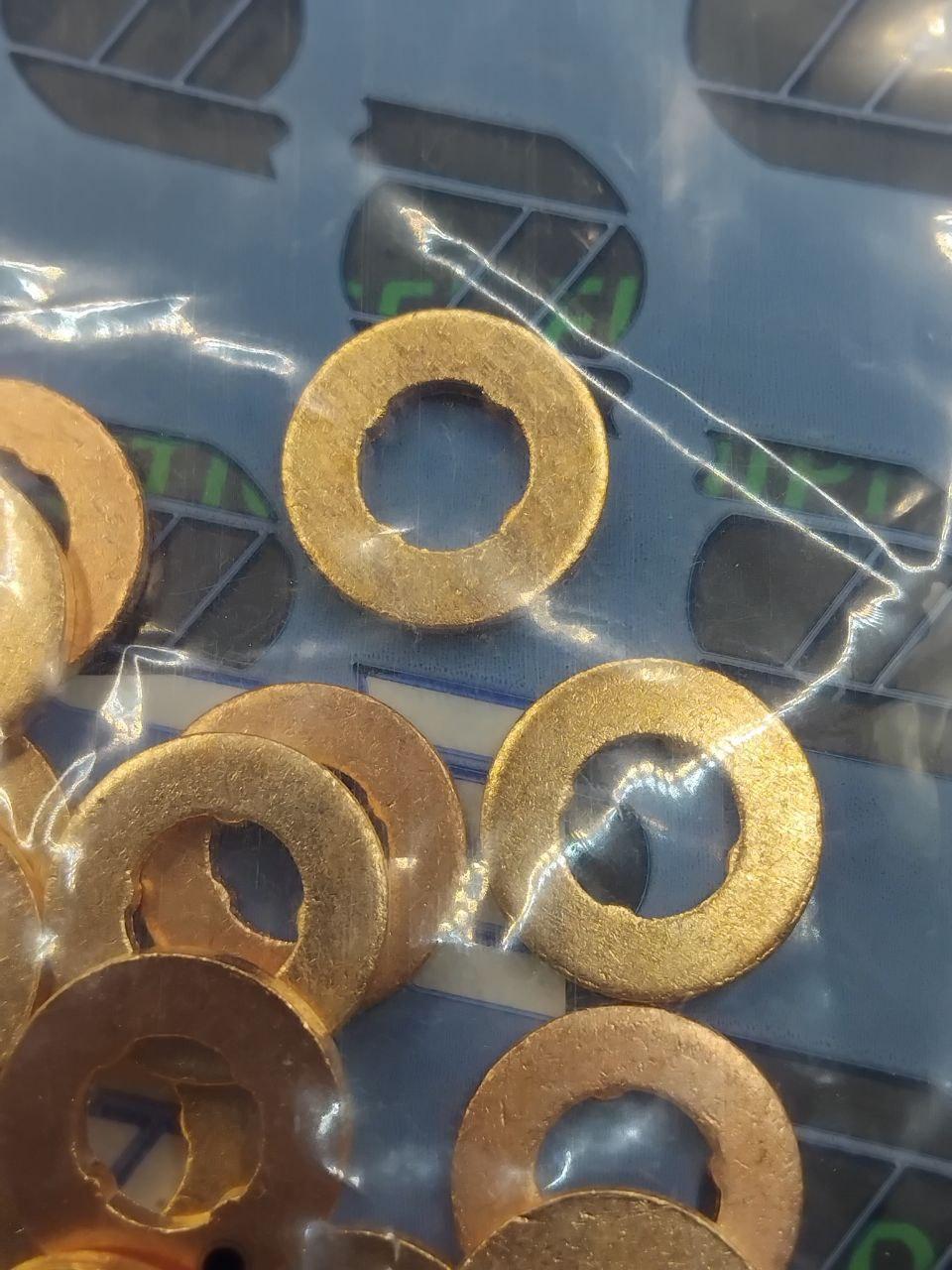 Шайба медная огнеупорная под форсунку (кольцо уплотнительное