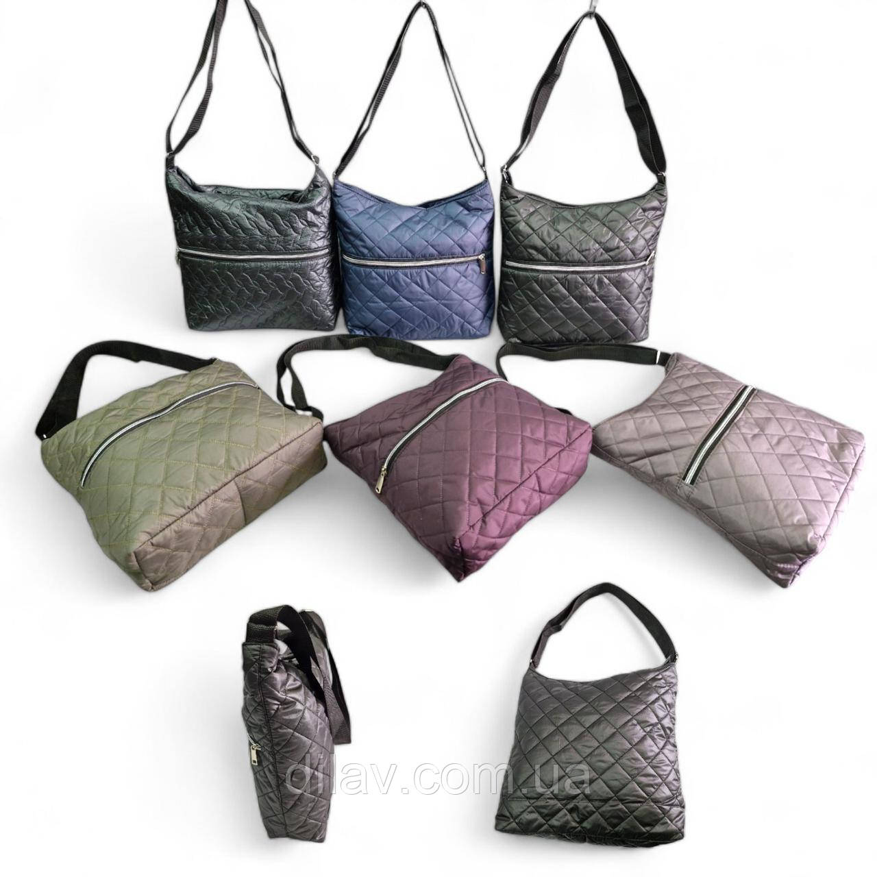 Сумка жіноча стьобана  32*28*10, фото 1