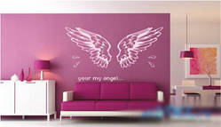 Вінілова інтер'єрна наклейка декор на стіну та шпалери «Your my angel» з оракала