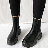 Стильна новинка зимові шкіряні челсі відмінної якості, фото 3