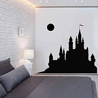 Вінілова інтер'єрна наклейка декор на стіну та шпалери «Сілует міста» з оракала