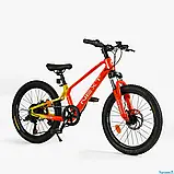 Дитячий спортивний велосипед 20" дюймів Corso «Next» NX-20315 (1) магнієва рама, Shimano Revoshift 7 швидкостей, зібраний на 75%, фото 7