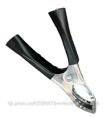 Затискач електричний №2 (крокодил) 1шт., фото 1