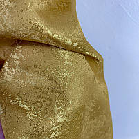 Штори жакардові "пісок" золотисті з білим шифоновим тюлем ALBO (SHTN-C33-9), фото 9