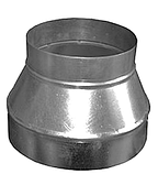Перехідник універсальний оцинкований  Ø100\150, фото 2
