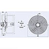 Вентилятори осьові ф550 мм (220 В;380 В) нагнітання; всмоктування, фото 2