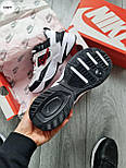 Чоловічі кросівки Nike M2K Tekno весна-осінь повсякденні (білі). Живе фото, фото 3