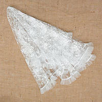 Накидка "Ажур" Білий Гіпюр арт.27078776  85*120 см.(р)