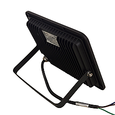 Прожектор LED 50w 6500K IP65 3200LM LEMANSO чорний з мікро. датчиком / LMPS16-50 / затримка викл. 30сек, фото 3