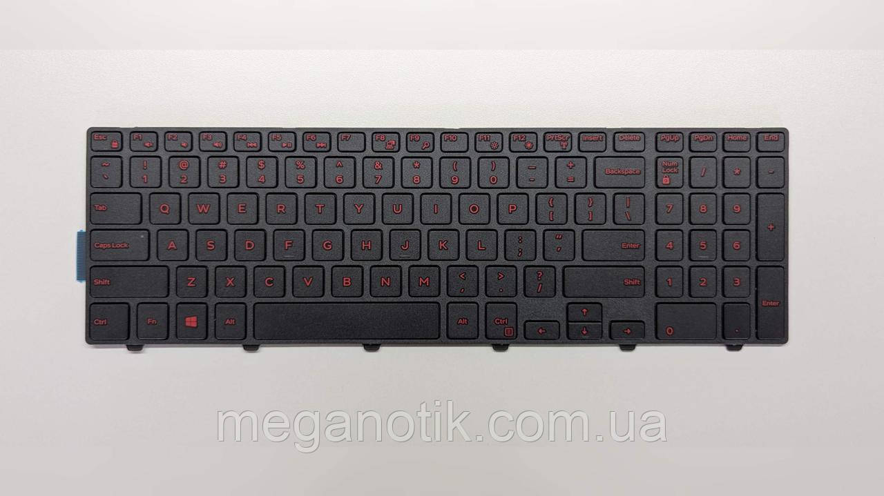 Клавіатура для Dell Inspiron 5748 Оригінальна (Red), фото 1