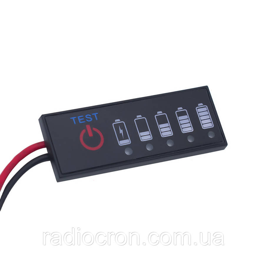 Індикатор заряду батареї 5S Li-ion з кнопкою