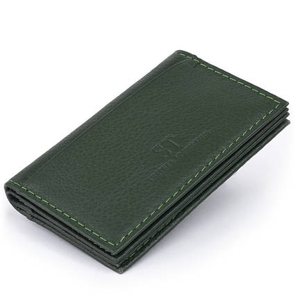 Візитниця-книжка ST Leather 19215 Зелена, фото 1