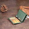 Візитниця-книжка ST Leather 19215 Зелена, фото 8