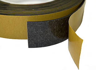 Ущільнювач Poron самоклеючий  0,79мм × 15мм × 5м чорний