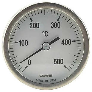 Біметалевий пірометр 0/500 °C  Cewal PSZ шток 9х150 мм