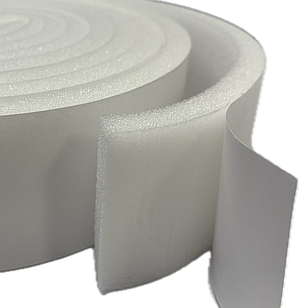 Поролон самоклеючий 10мм х 50мм х 3м білий