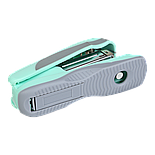 Степлер пластиковий, PASTEL, 20арк., (скоби №24, 26), 111х62х32 мм, м'ятний, фото 2