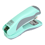 Степлер пластиковий, PASTEL, 20арк., (скоби №24, 26), 111х62х32 мм, м'ятний, фото 3