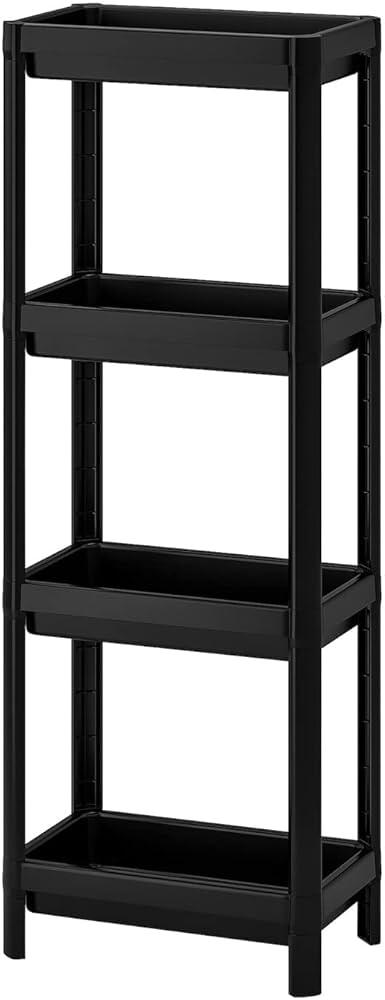 Стелаж IKEA VESKEN (ИКЕА ВЕСКЕН) чорний 304.508.07