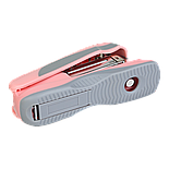 Степлер пластиковий, PASTEL, 20 л., (скоби №24, 26), 111х62х32 мм, рожевий, фото 3