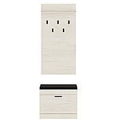 Передпокій Соната-13 з вішаком й тумбою для взуття Дуб крафт білий