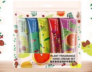 Набір кремів для рук BIOAQUA PLANT FRAGRANCE HAND CREAM SET (5*30 g)