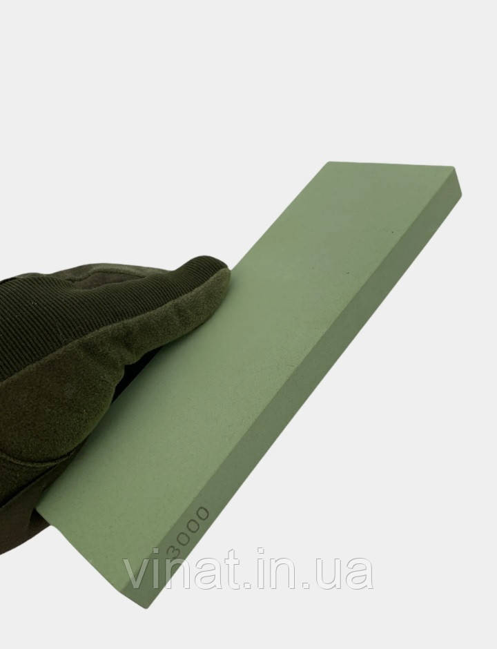 Водний точильний камінь одношаровий 3000 Grit, точила для ножів на гумовій підставці, фото 1