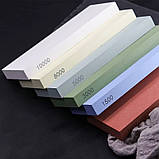 Водний точильний камінь одношаровий 3000 Grit, точила для ножів на гумовій підставці, фото 2