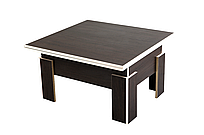 Стіл-трансформер Дельта, венге (кромка молочна)