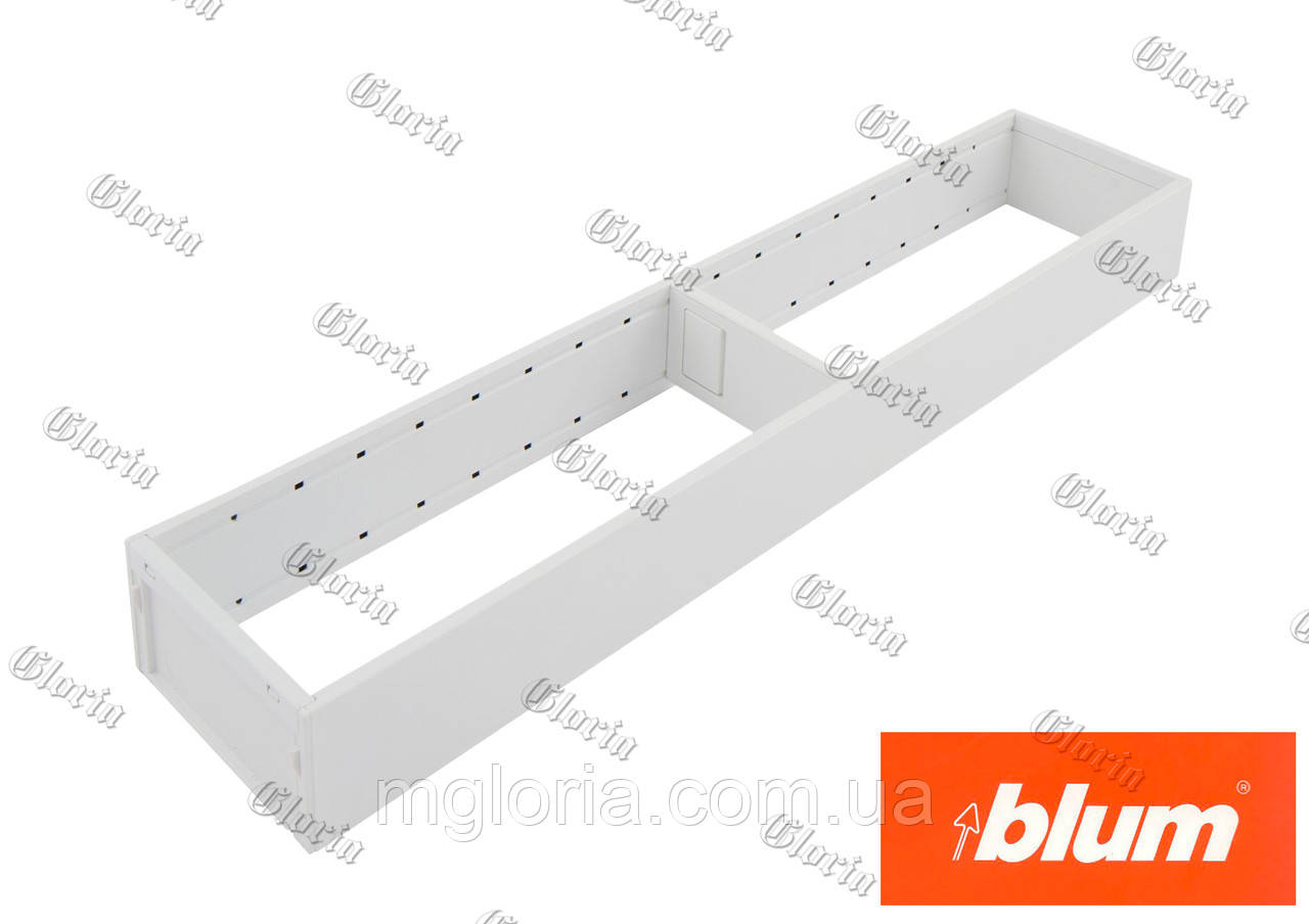 AMBIA-LINE рамка для LEGRABOX 450 х 100 мм білий шовк