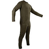 Комплект термобілизни чоловічої з флісу Tribe Microfleece розмір M олива (T-KA-0015-olive-M) (SHiz16205), фото 2
