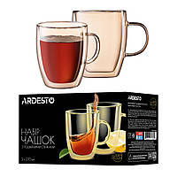 Набір склянок з подвійним дном ARDESTO AGolden Moon 270 мл 2 шт (SHiz16179)