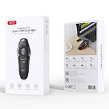 Пульт для презентацій лазерна указка XO CF26 чорна (SH021387), фото 5