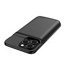 Чохол-акумулятор XON PowerCase для iPhone 15 Plus / 15 Pro Max 4800 mAh Чорний (PCBS1115248B 2704), фото 9