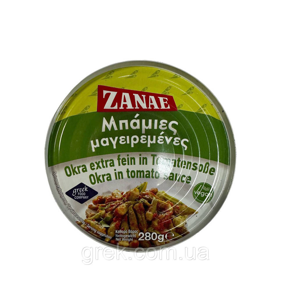 Окра в томатному соусі Zanae 280 г, фото 1