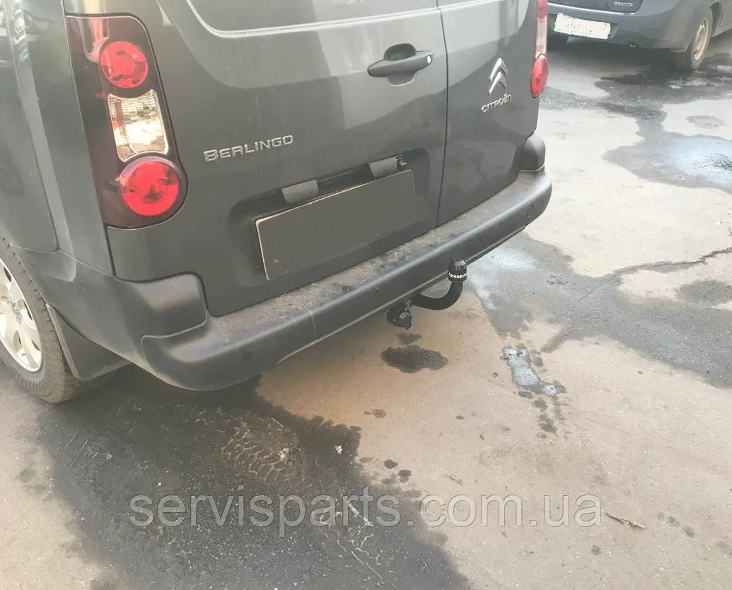 Фаркоп Citroen Berlingo II 2008-2018 (Сітроен Берлінго 2 база L2) польський, гак на болтах