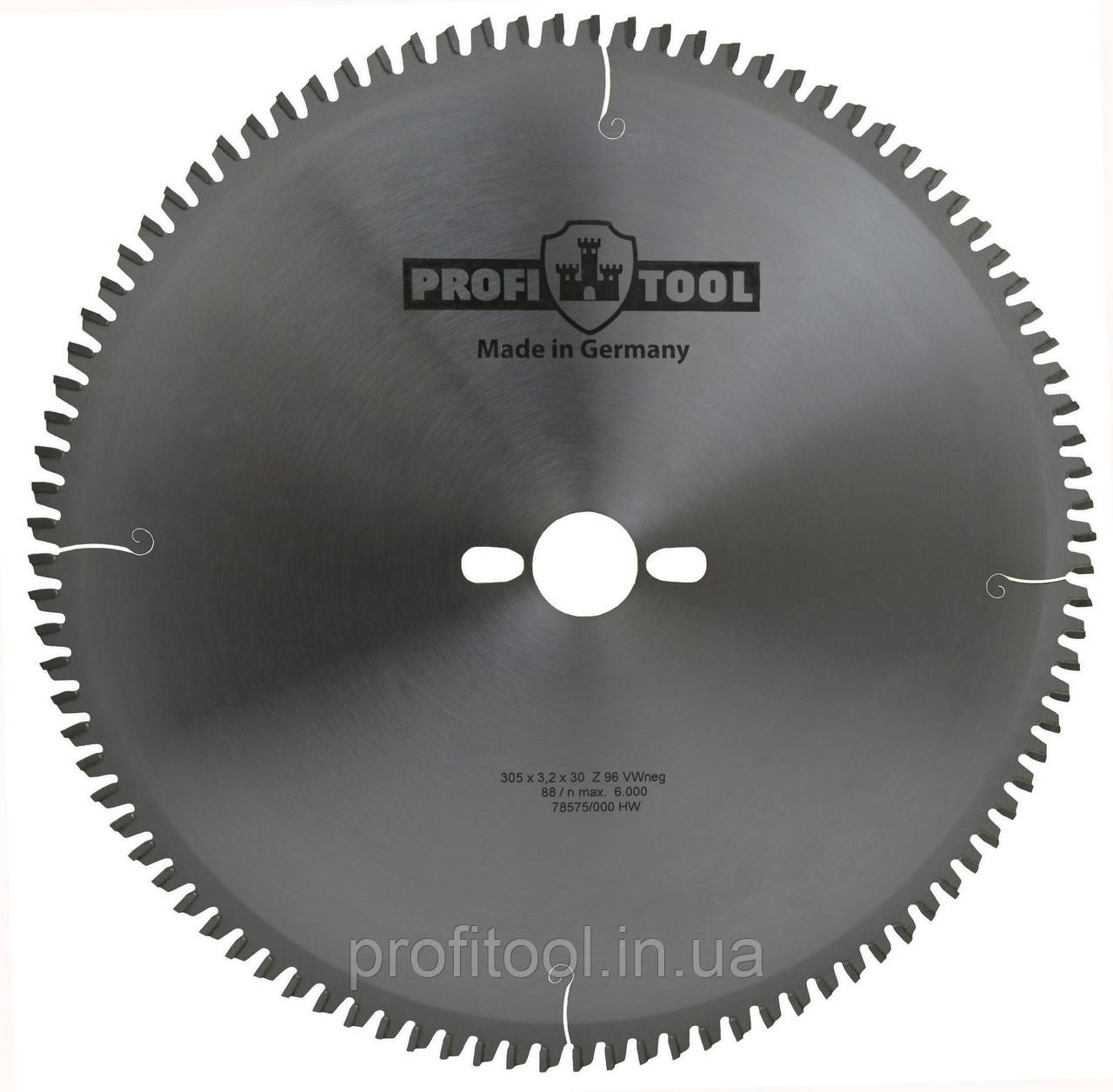 Диск пиляльний PROFITOOL - 305х3,2х2,2х30 мм Z=96, Wneg (ATBneg) (2130503)