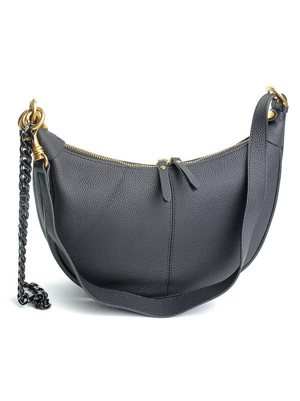 Жіноча шкіряна сумка 66044 Black.Купити жіночі сумки гуртом і в роздріб із натуральної шкіри в Україні