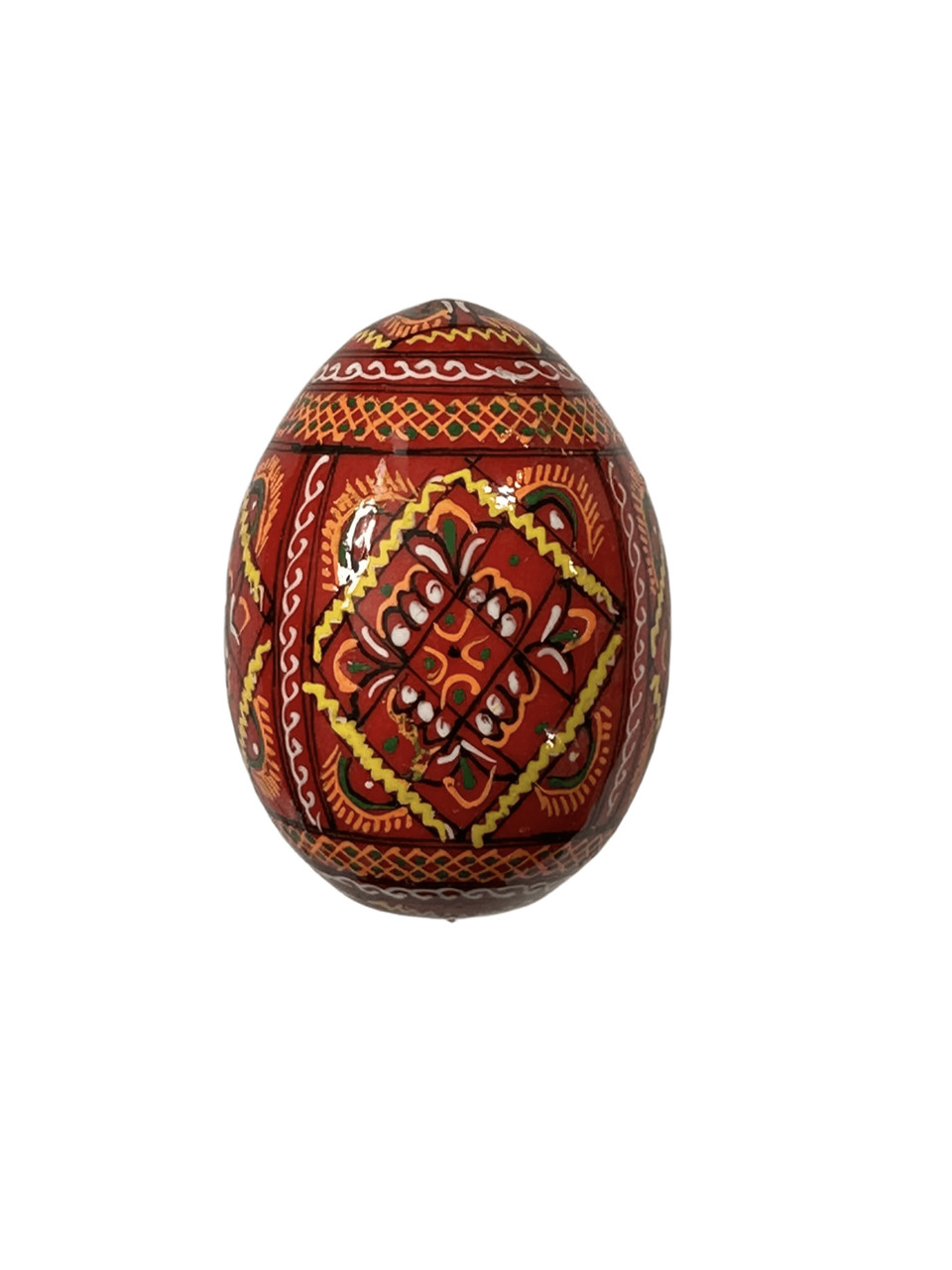 Писанка дерев'яна, червона