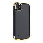 Чохол-акумулятор XON PowerCase для iPhone 11 Pro Max 6000 mAh Чорний/Золотий (PCBS1111460G 2049), фото 4