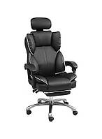 Ергономічне офісне крісло Fregat Grand Чорне з білим