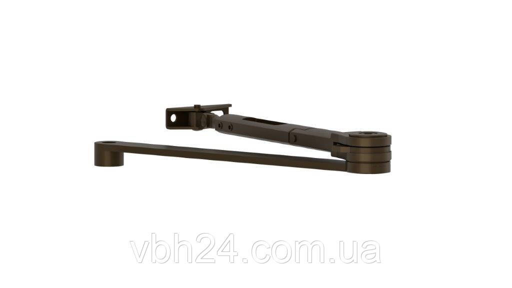 Важільна тяга з фіксацією коричневий RAL8014, ASSA ABLOY DC110/140